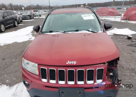 2012 Jeep Compass Latitude from USA, damaged, VIN 1C4NJCEB0CD539617